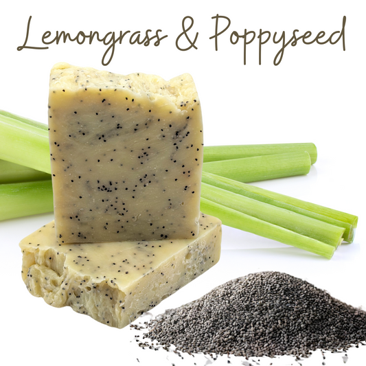 Lemongrass EO & Poppyseed Bar Soap